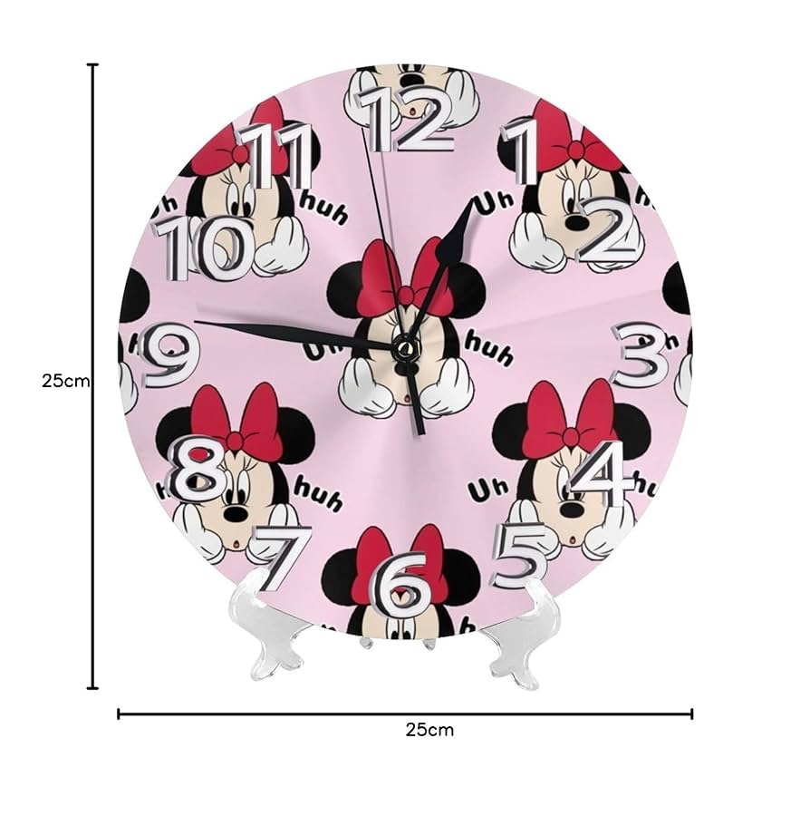 ミニーマウス壁掛け時計 Amazon.co.jp: ミッキーミニー アニメ 掛け時計 おしゃれ 北欧